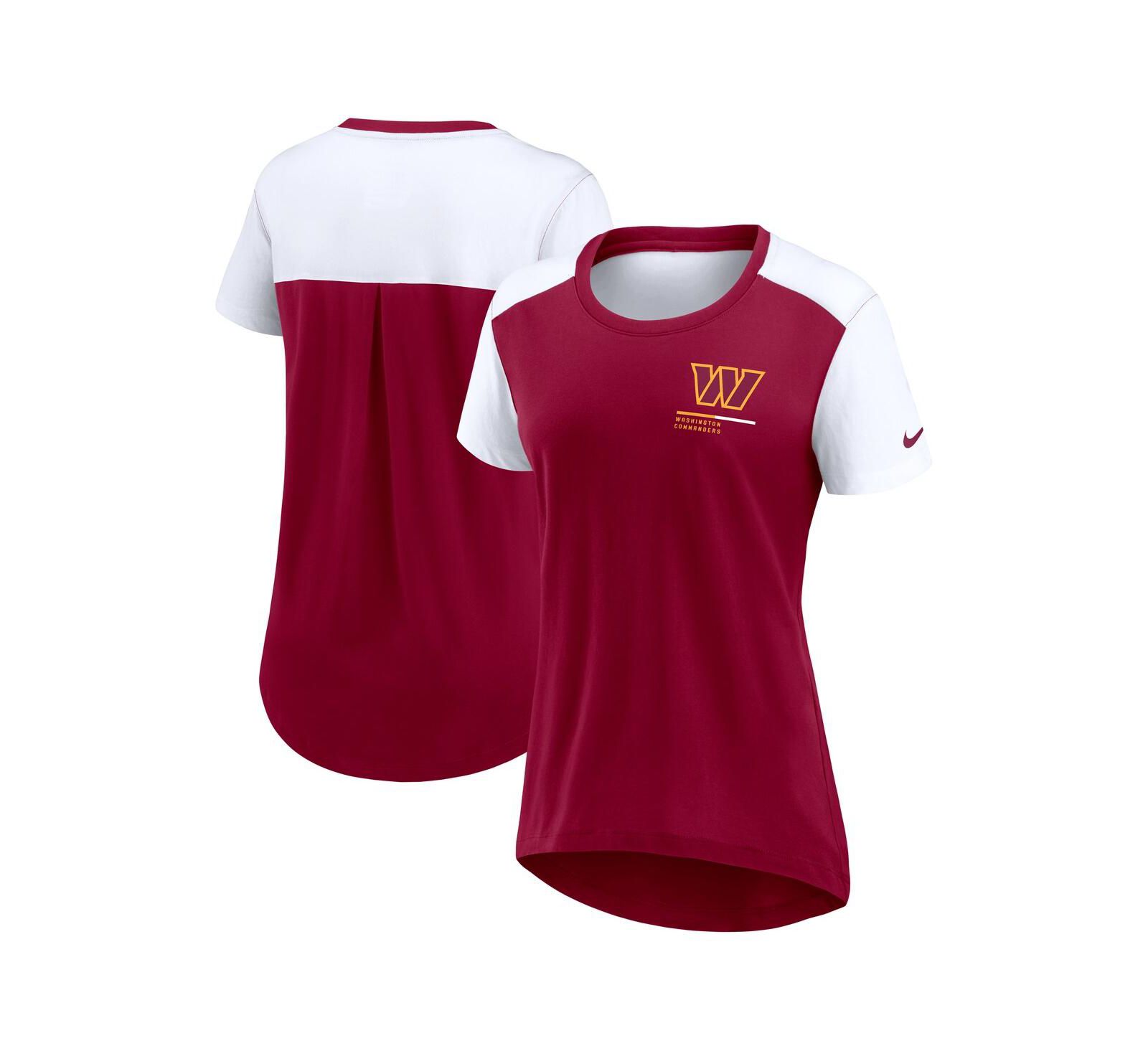 Nike Women's Burgundy Washington Commanders Performance Fashion T-Shirt