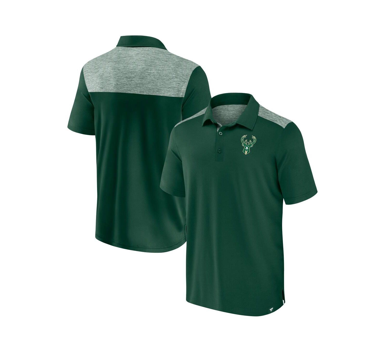 Fanatics мужская рубашка-поло Milwaukee Bucks