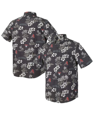 Reyn Spooner Men's Black Arizona Diamondbacks Kekai Performance Button-Up Shirt