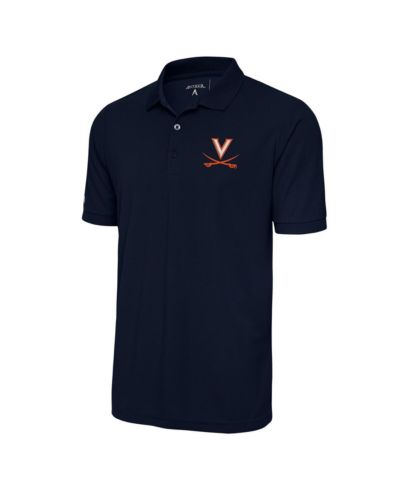 Мужская рубашка-поло Antigua Navy Virginia Cavaliers Legacy Pique