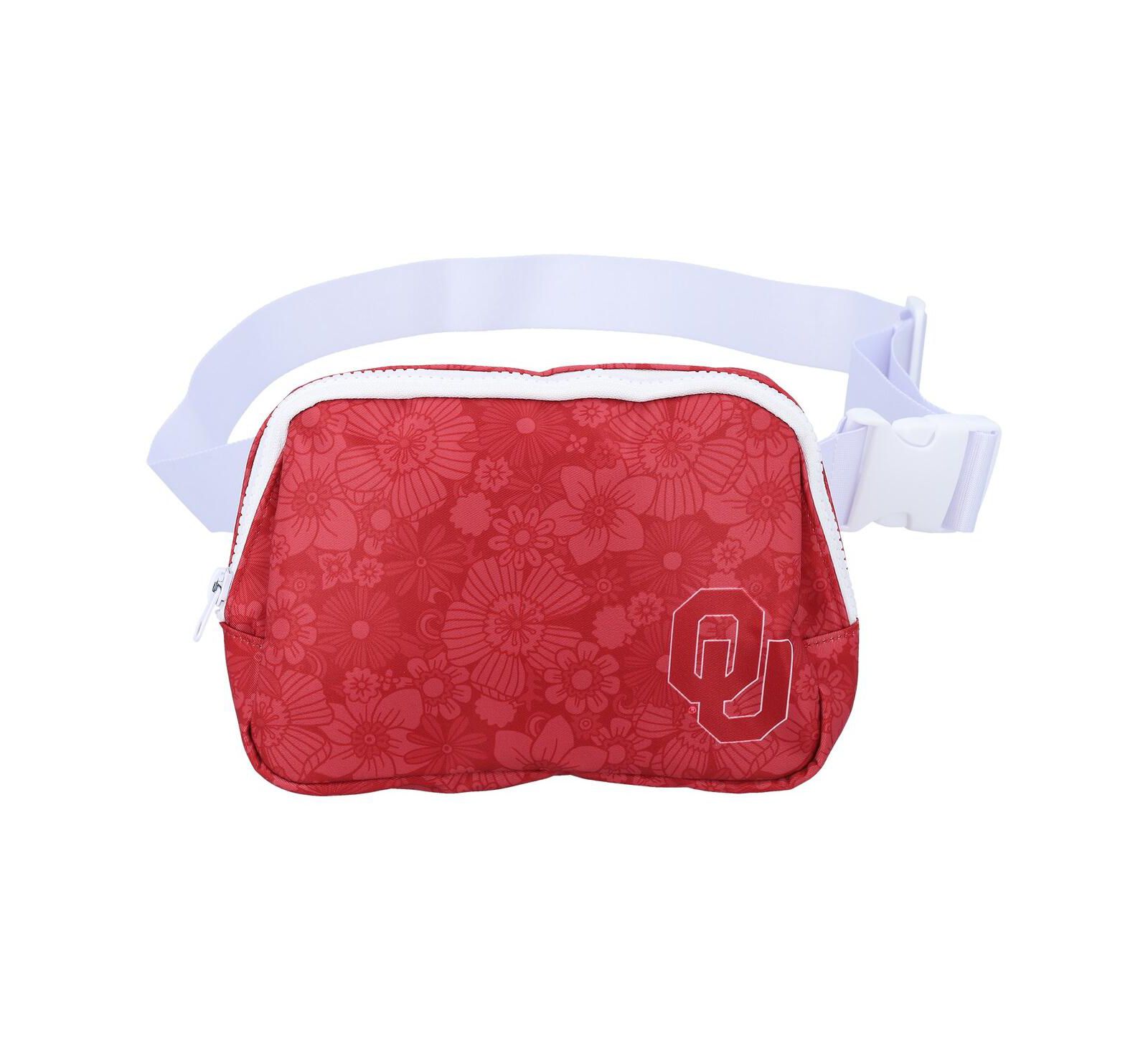 ZooZatz Oklahoma Sooners Floral Print Fanny Pack