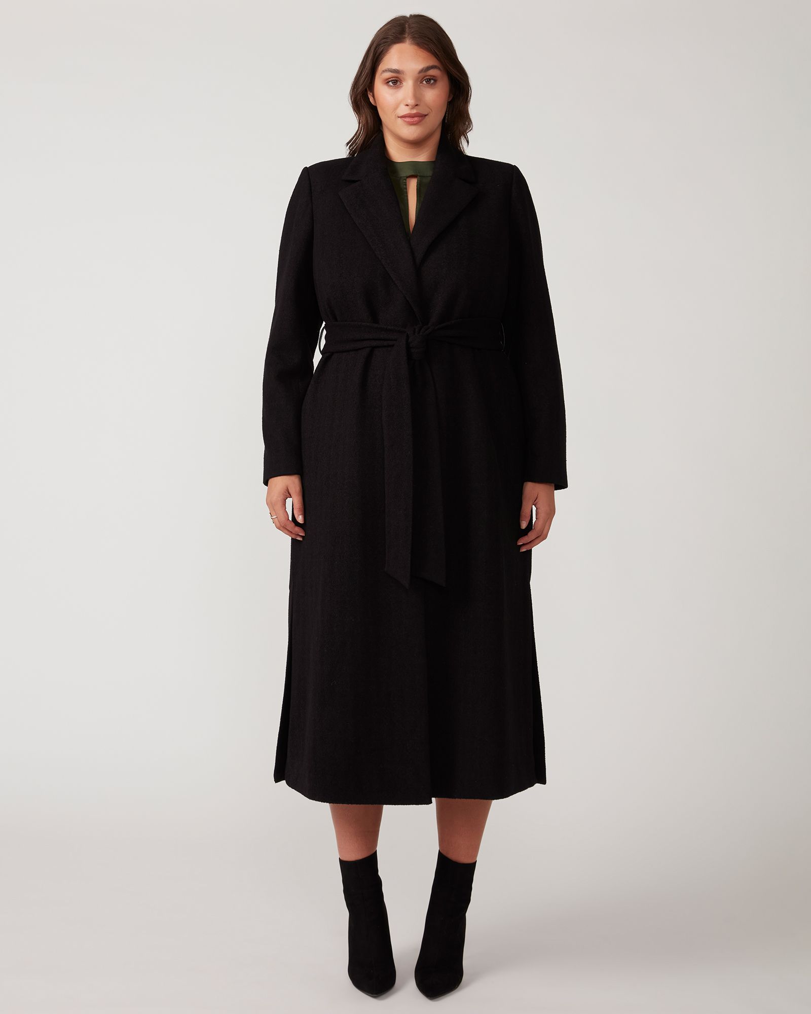 ESTELLE Женское длинное пальто Charmed Robe Black