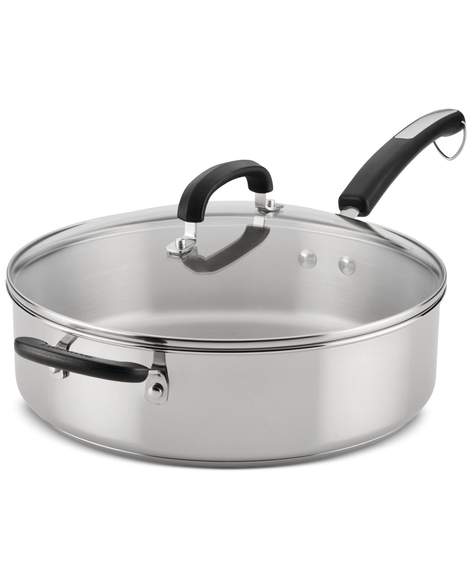 Farberware Brilliance 6-Qt. Stainless Steel Sauté Pan & Lid