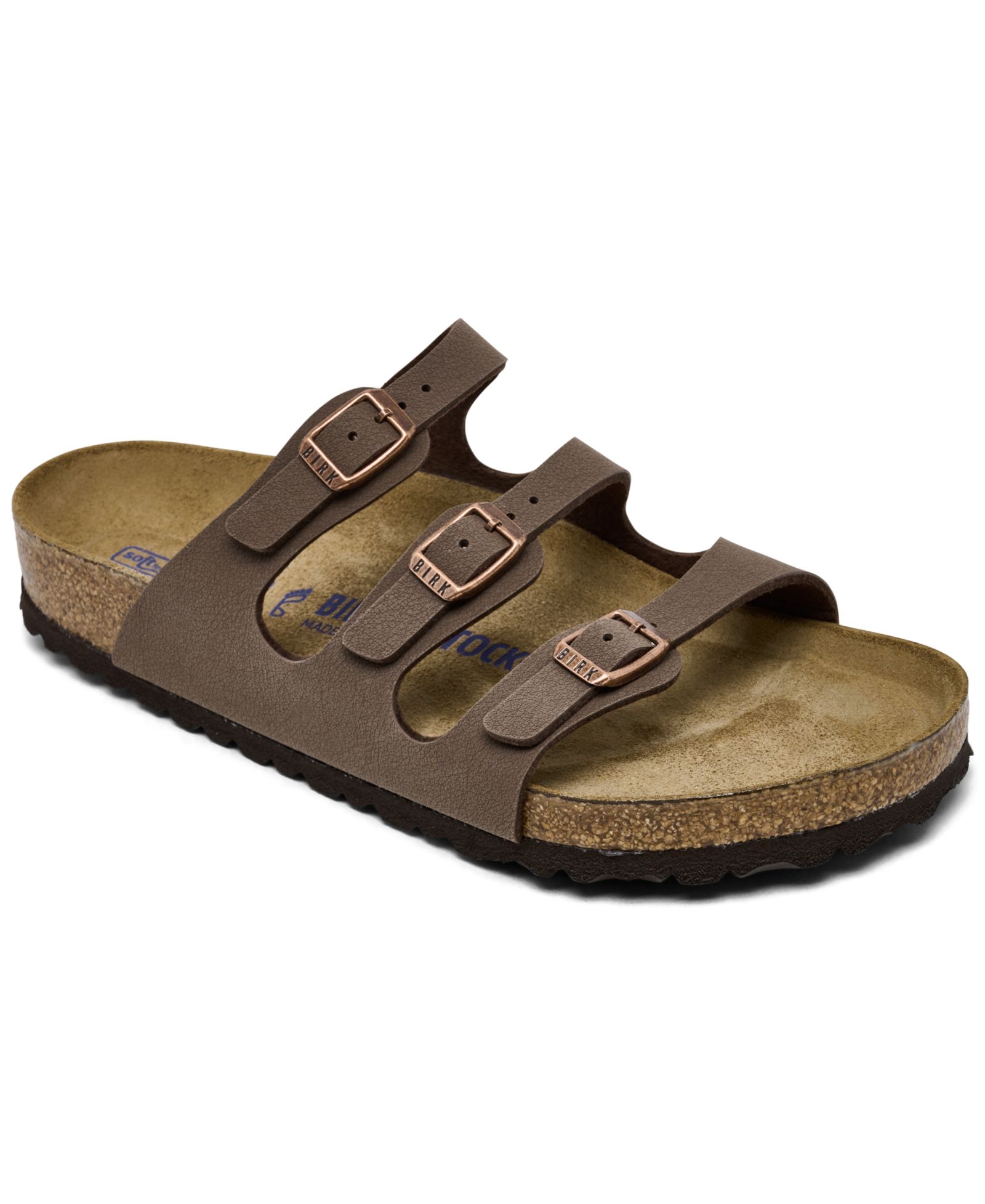 Birkenstock Женские сандалии Florida Birko-Flor Nubuck с мягкой стелькой