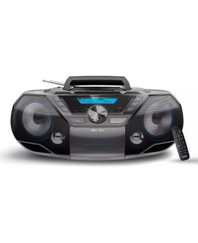Портативный CD-плеер Philips Boombox - Bluetooth, USB, MP3, Cassette, FM Radio