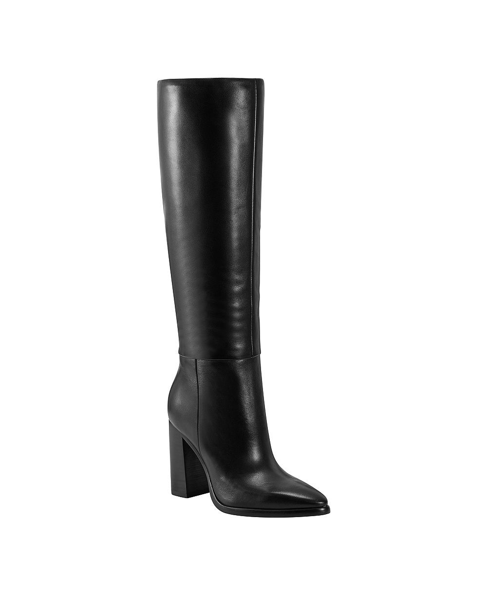 Marc Fisher LTD Women's Lannie Wide Calf Block Heel Boots