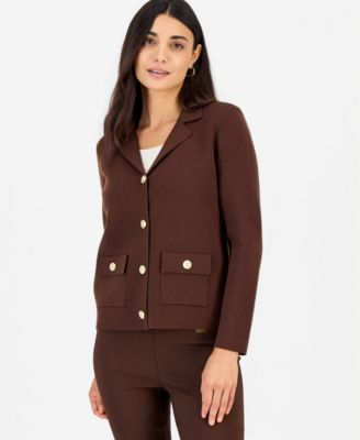 I.N.C. International Concepts Petite Button-Front Cardigan, Macy's Exclusive