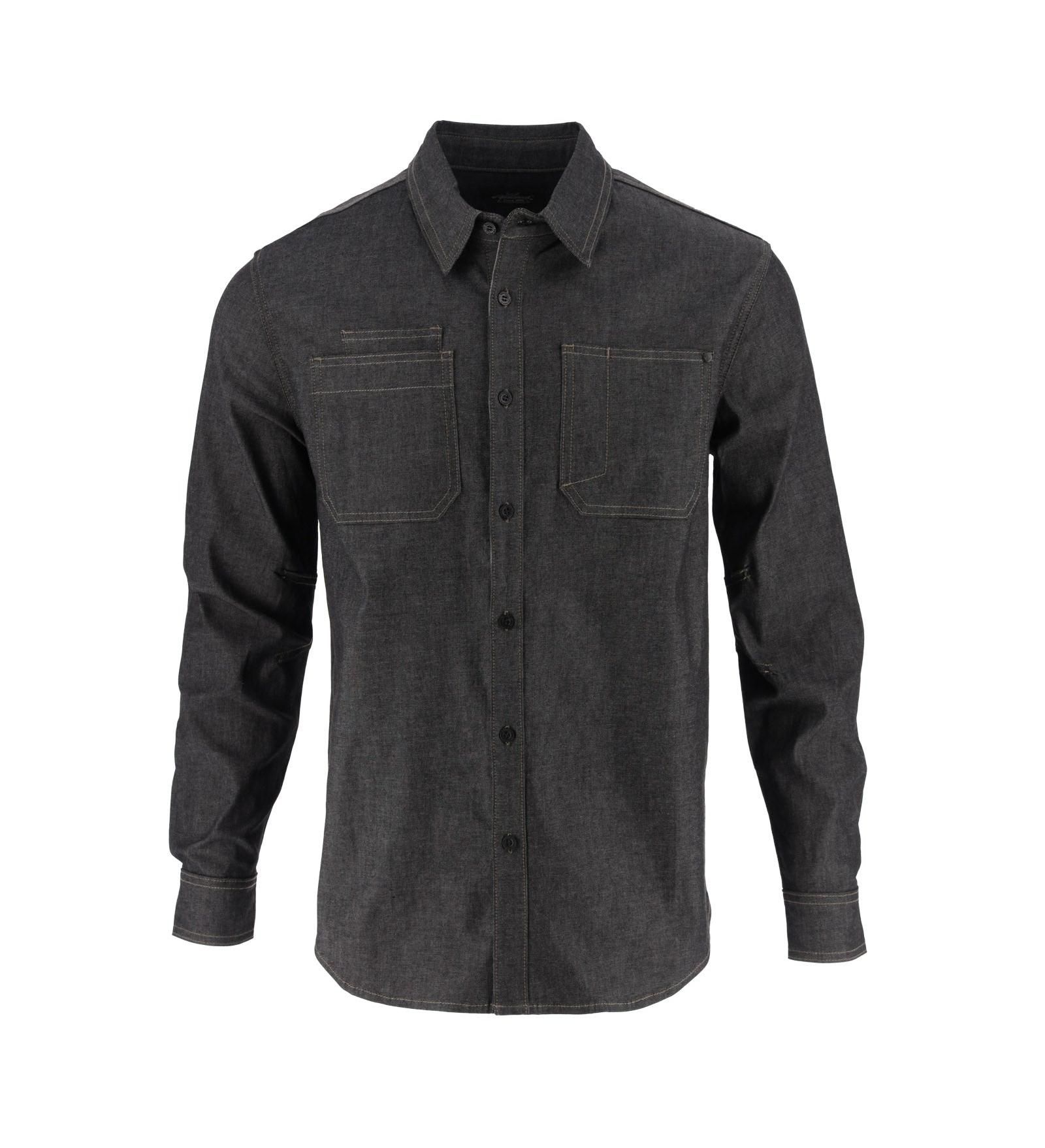 Мужская джинсовая рубашка Thorogood Big & Tall Vintage Stretch Denim Long Sleeve Button Up Shirt