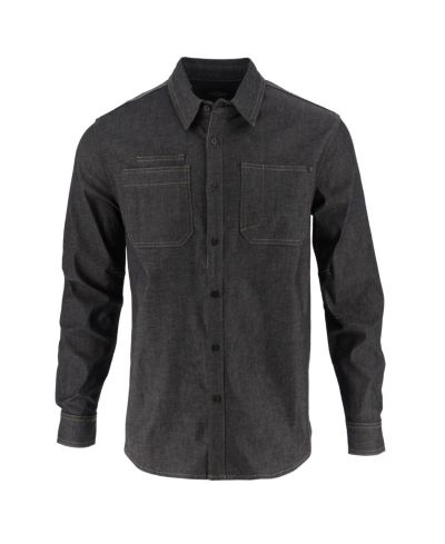 Thorogood Big & Tall Men's Vintage Stretch Denim Long Sleeve Button Up Shirt