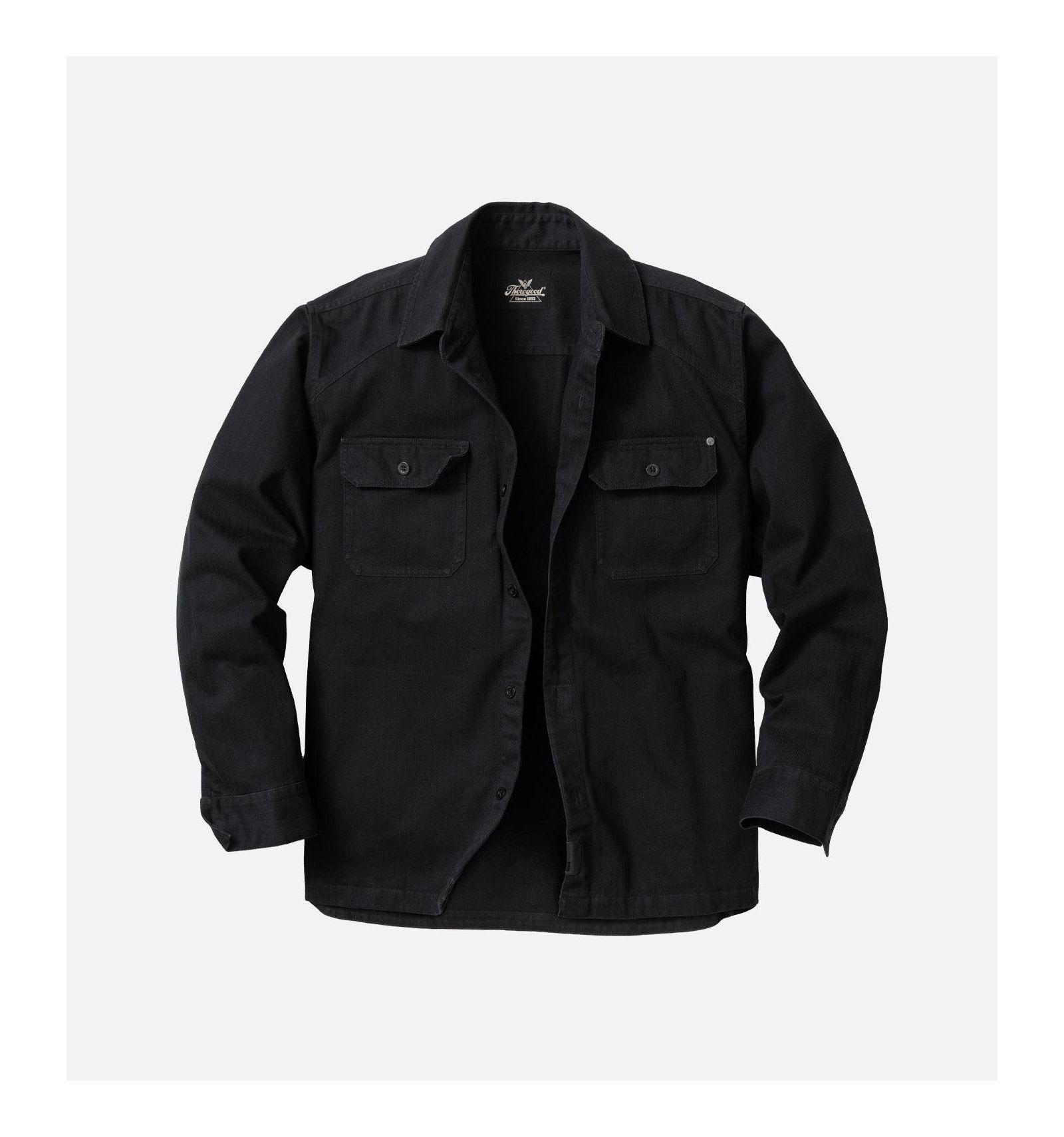 Мужская рубашка Thorogood Stone Wash Herringbone Button Up Overshirt