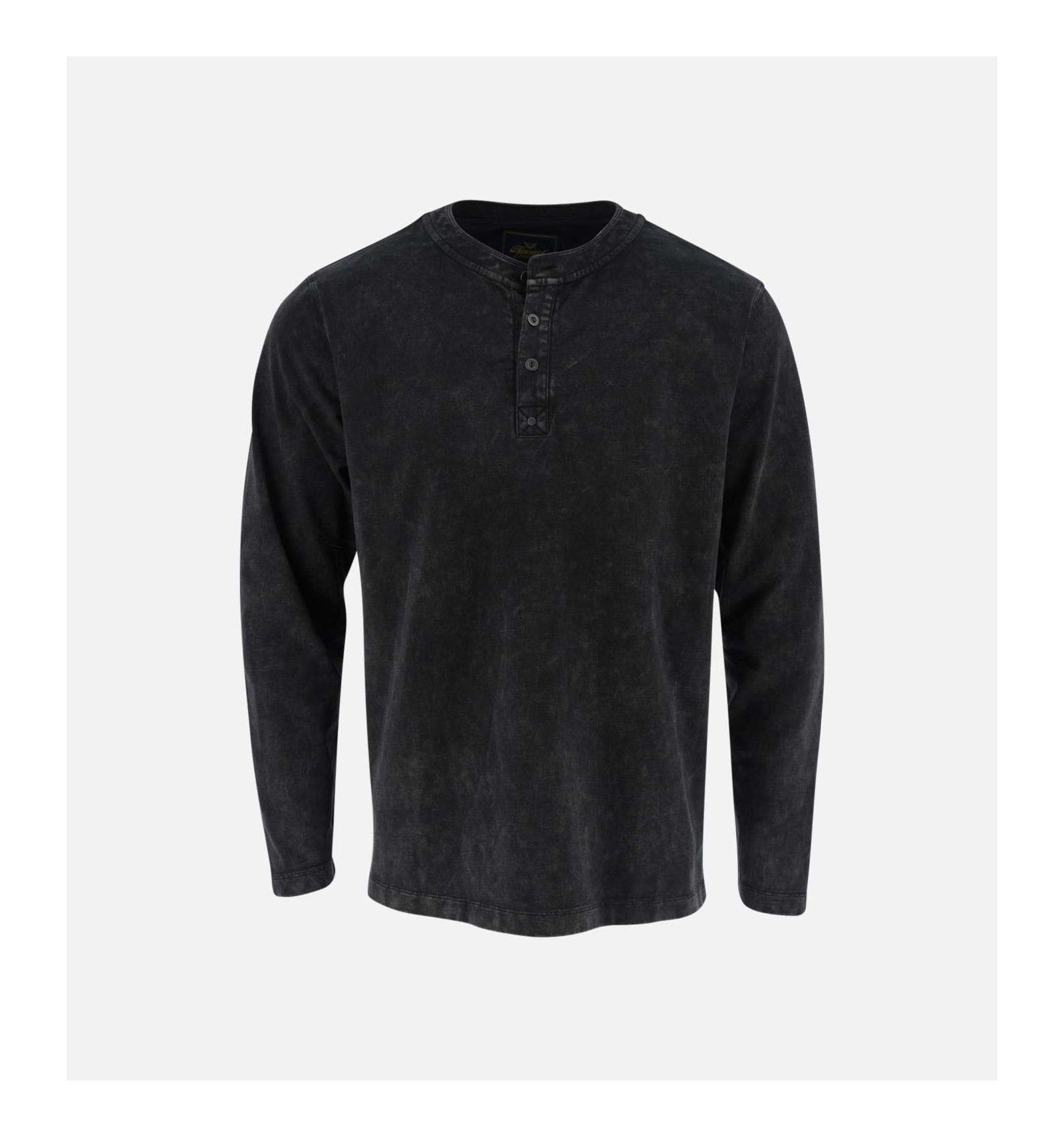Thorogood Men's Heavyweight Vintage Wash Long Sleeve Henley
