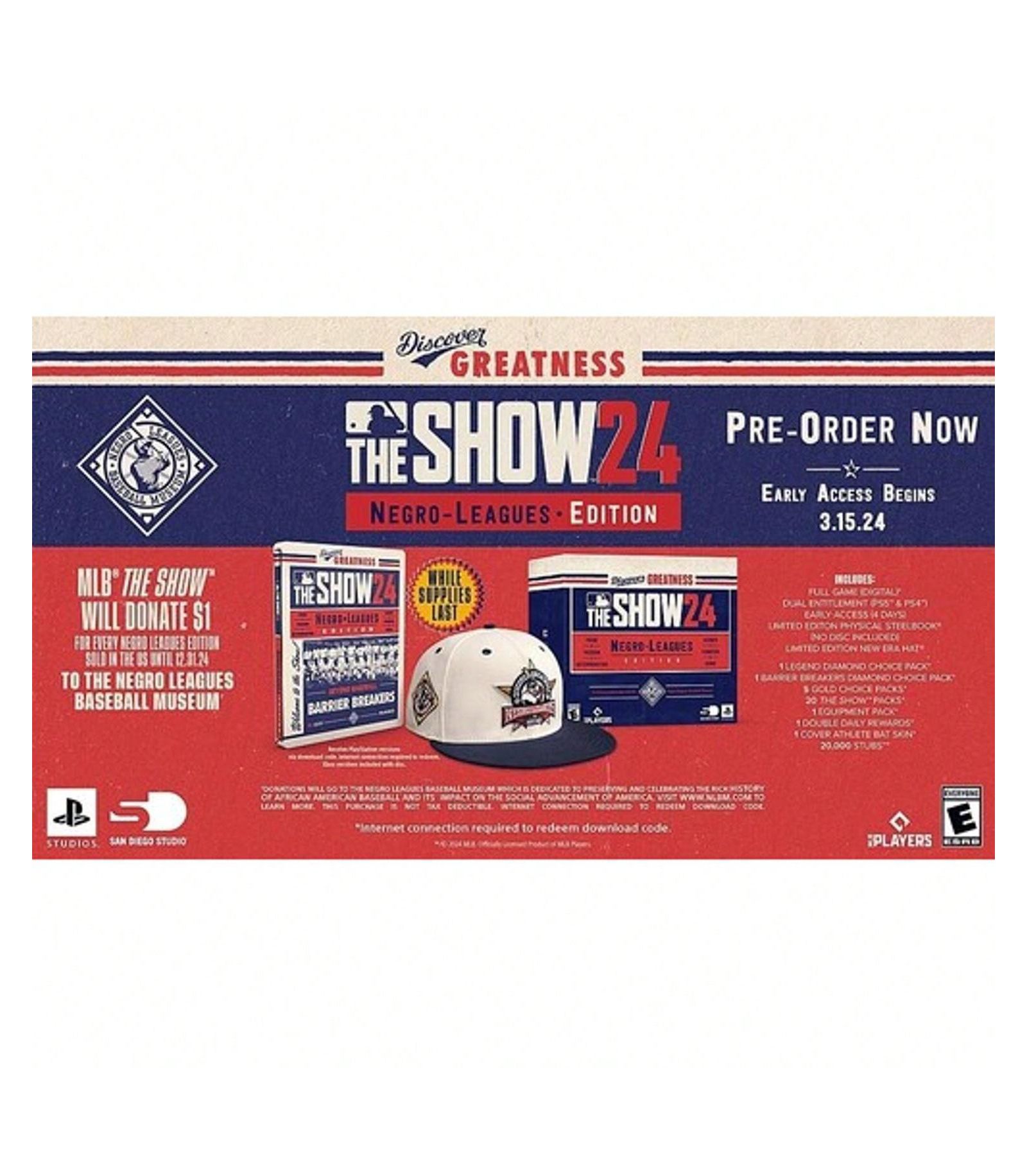 MLB The Show 24: Collector's Edition - The Negro Leagues Edition для Playstation 4 и Playstation 5