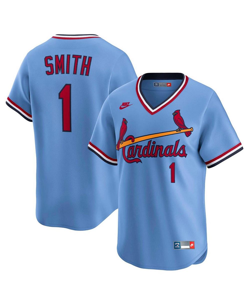 Nike Men's Ozzie Smith Blue St. Louis Cardinals Throwback Cooperstown Collection Limited Jersey