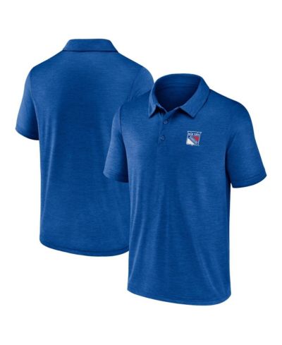 Logo Athletic Мужская рубашка-поло New York Rangers Unstoppable, синяя