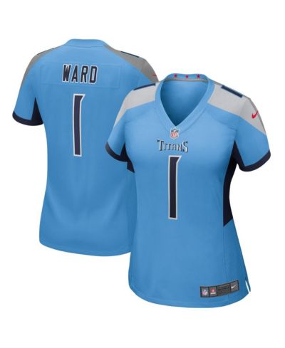 Nike Женская игровая джерси Cameron Ward Tennessee Titans, голубая