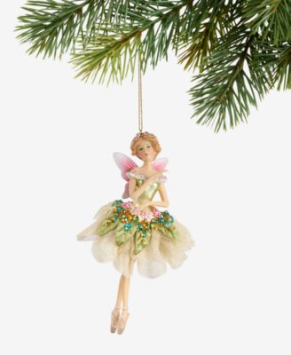 Holiday Lane Enchanted Forest Embellished Fairy Ornament, Macy's Exclusive
