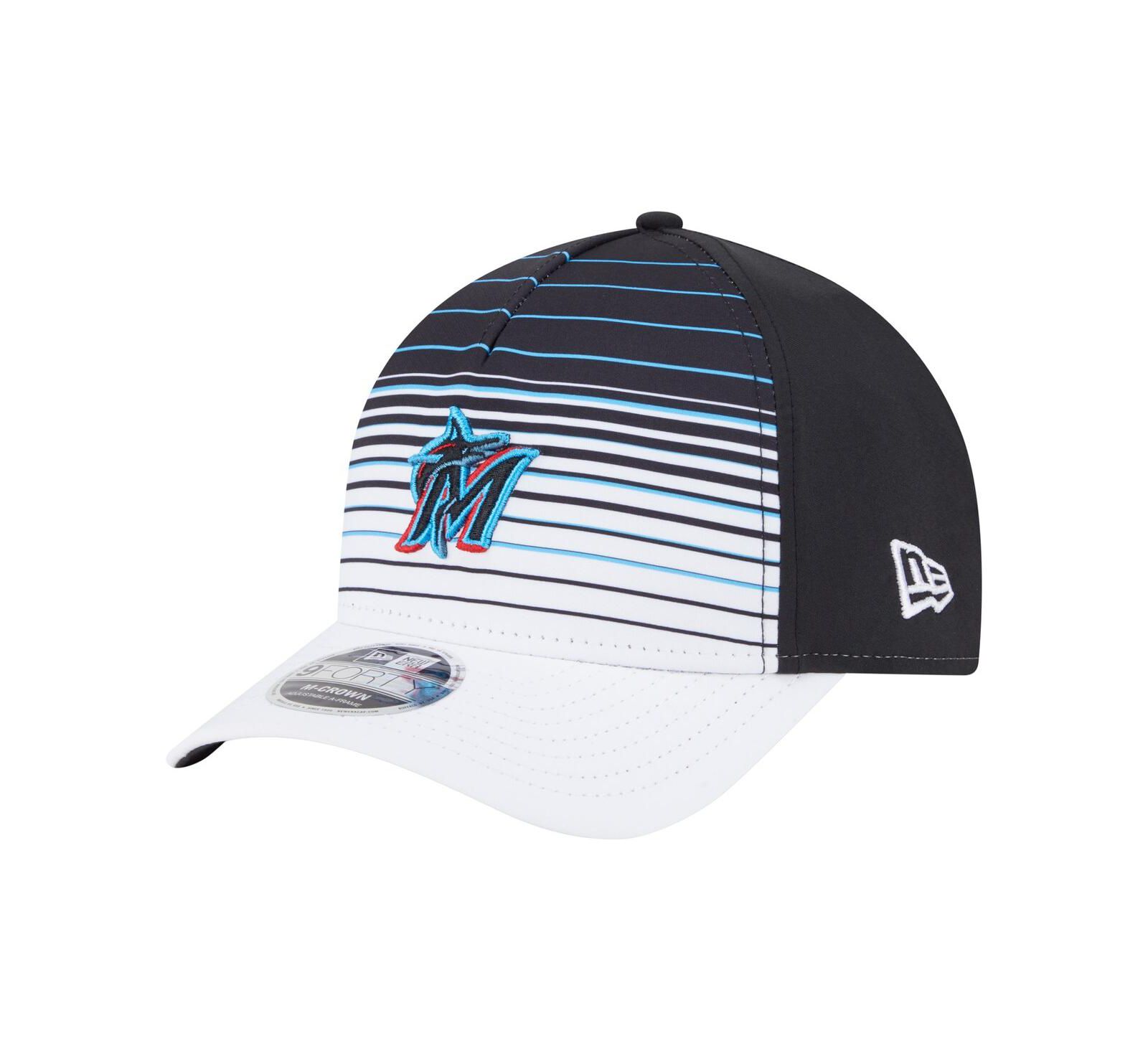 New Era Мужская кепка 9FORTY M-Crown с градиентом Miami Marlins, черная