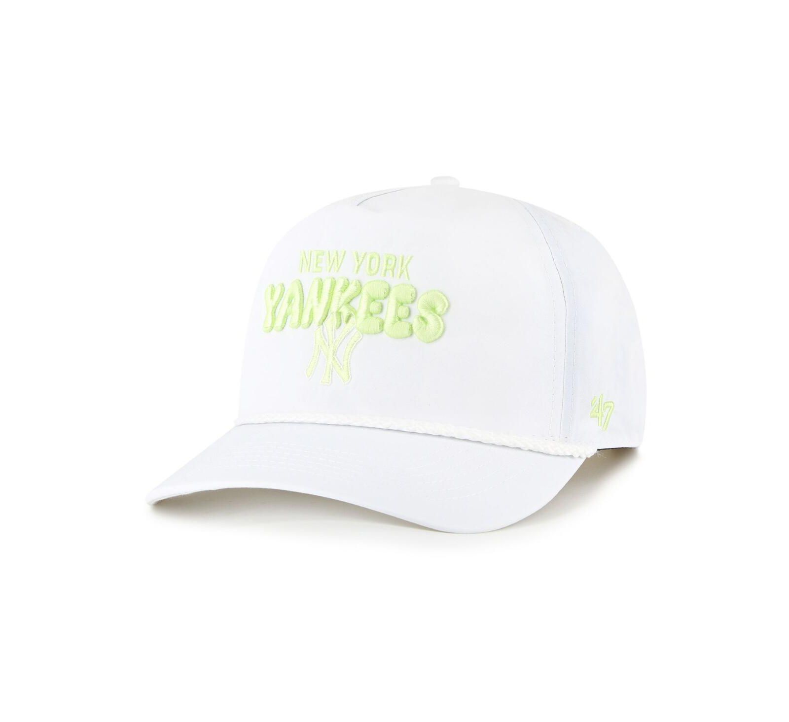 Кепка '47 Brand Women's White New York Yankees Bright Side Adjustable Hitch Hat
