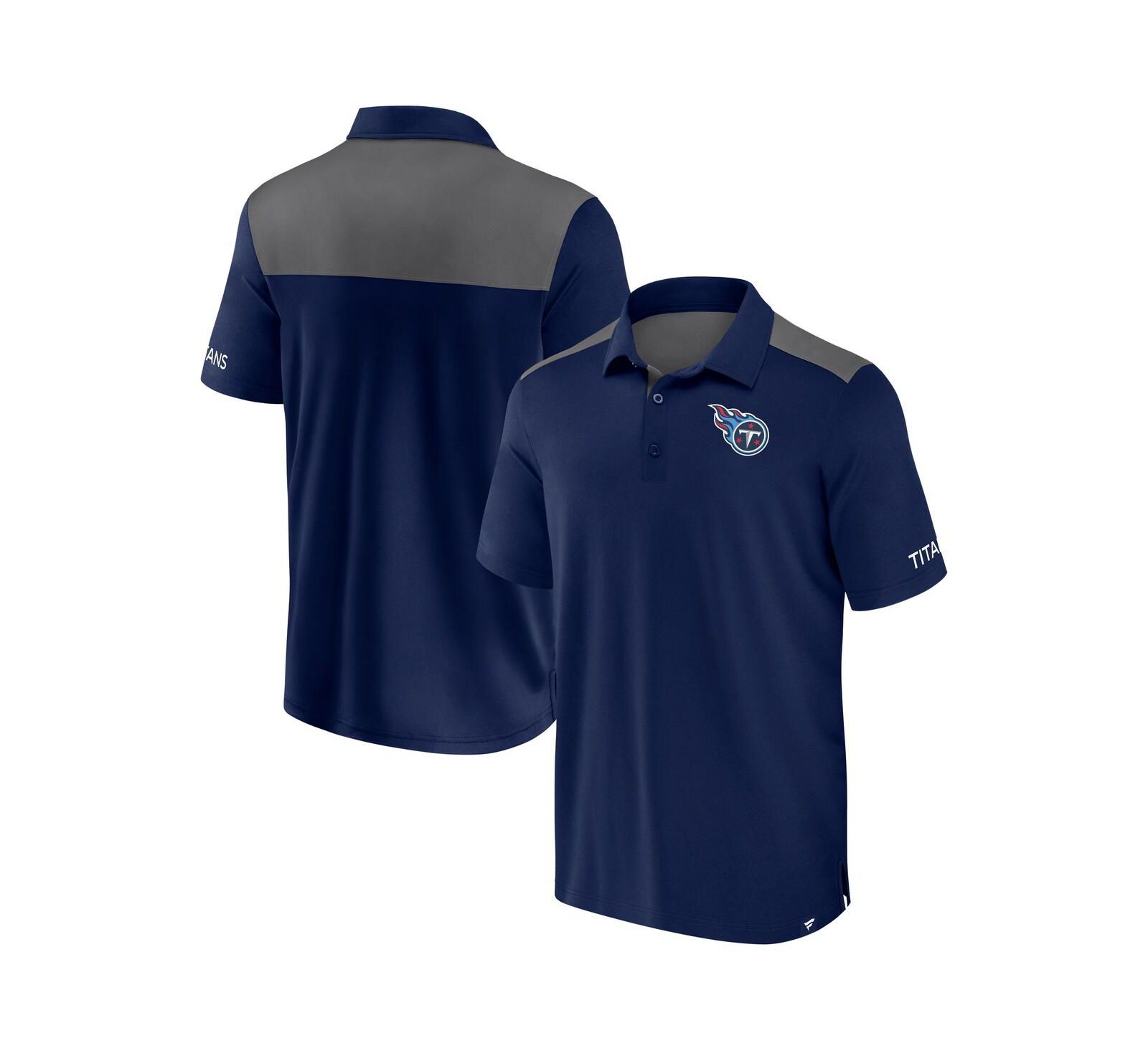 Мужская рубашка-поло Fanatics Tennessee Titans Color Block