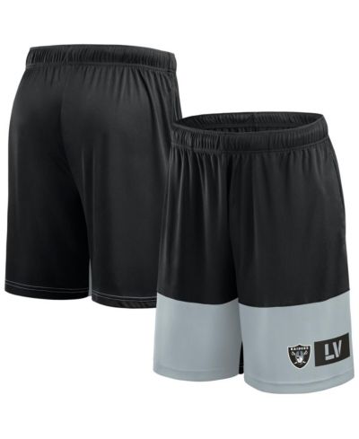 Fanatics Men's Black/Silver Las Vegas Raiders Big & Tall Best of the Best Performance Shorts