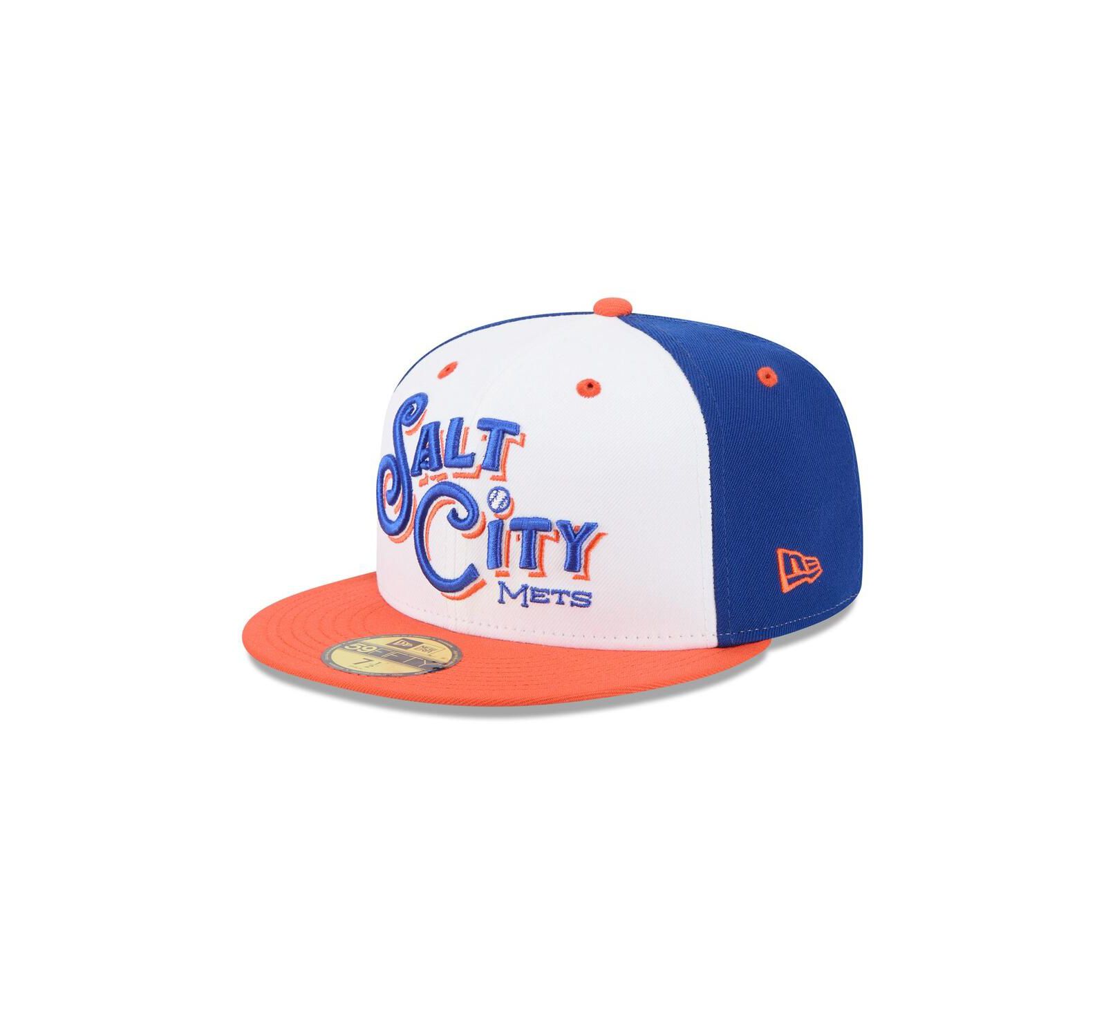 Мужская кепка New Era Men's Blue Syracuse Mets Theme Nights 59FIFTY Fitted Hat