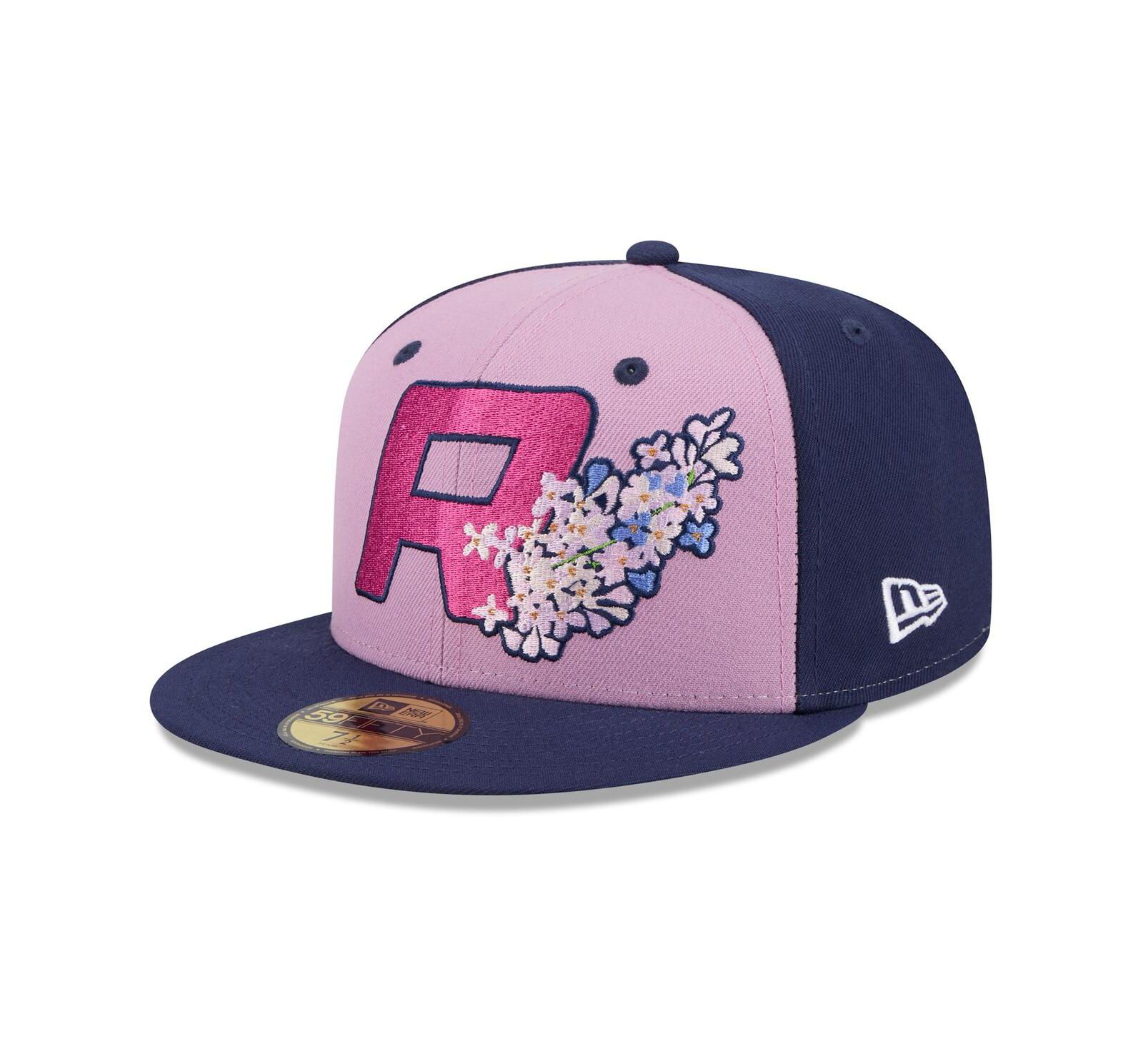 Мужская кепка New Era 59FIFTY Rochester Red Wings Theme Nights, фиолетовая