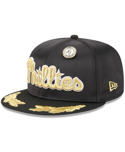 New Era Мужская кепка 59FIFTY Philadelphia Phillies 2025 Black Day Gold Leaf