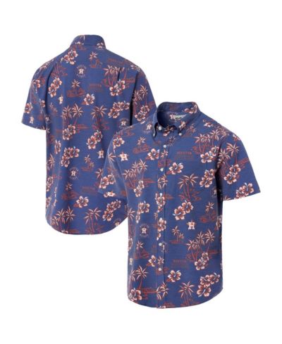 Мужская рубашка Reyn Spooner Navy Houston Astros Kekai Performance Button-Up