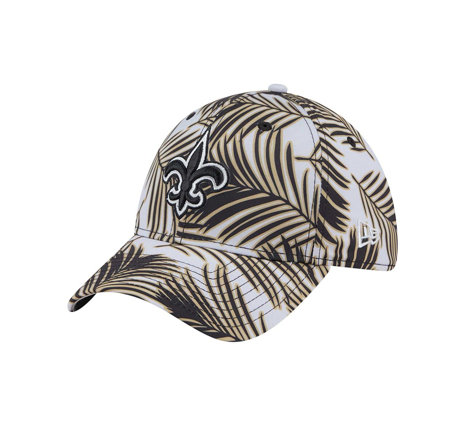 New Era Men's Gray New Orleans Saints Palms 39THIRTY Flex Hat