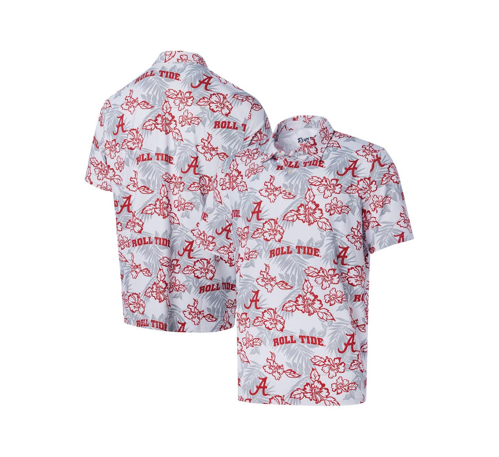 Reyn Spooner Men's White Alabama Crimson Tide Performance Polo Shirt