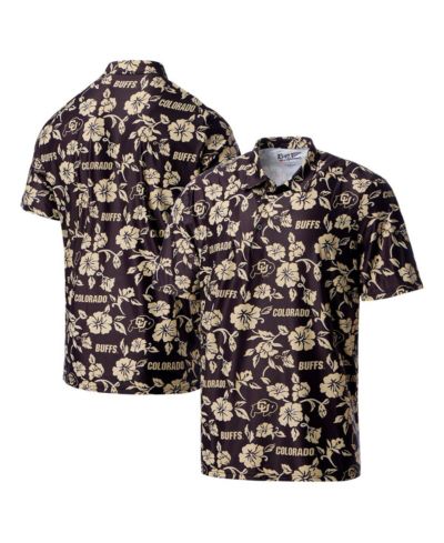 Reyn Spooner Men's Black Colorado Buffaloes Performance Polo Shirt