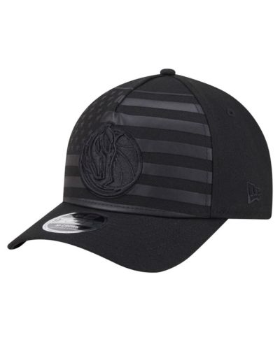 New Era Men's Black Dallas Mavericks Game Day Flag A-Frame 9FORTY Adjustable Hat