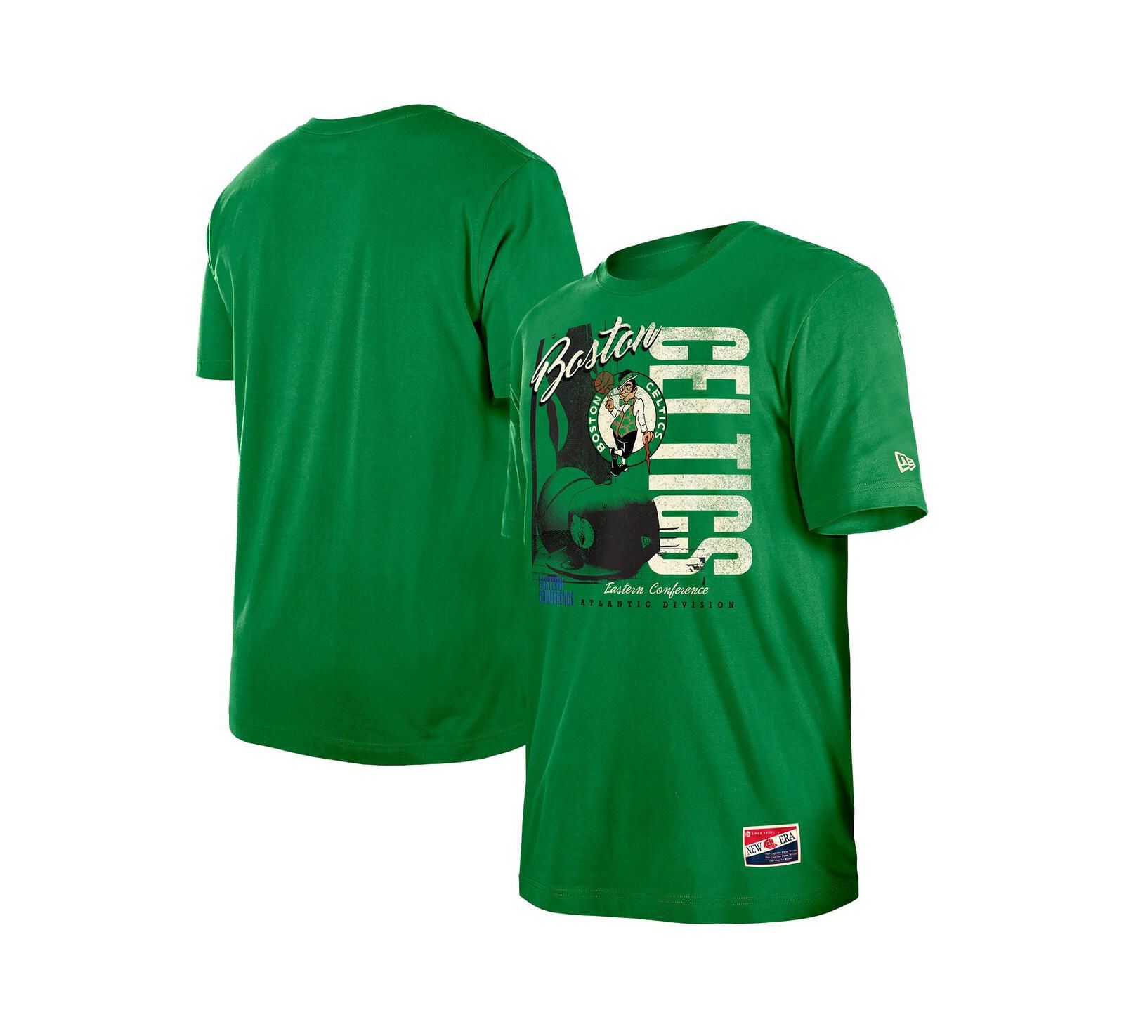 Мужская футболка New Era Boston Celtics Distressed Throwback Vintage