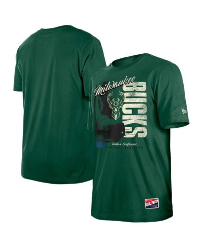 Мужская футболка New Era Milwaukee Bucks в винтажном стиле