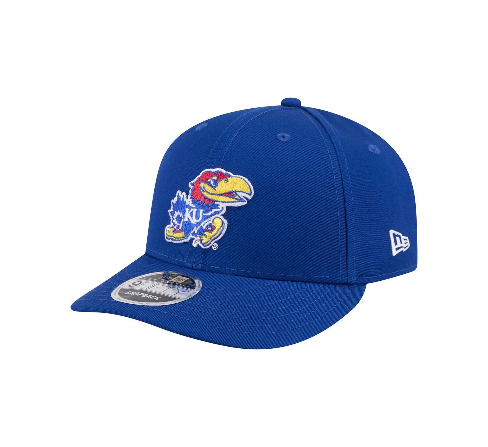 New Era Men's Royal Kansas Jayhawks Low Profile 9FIFTY Snapback Hat