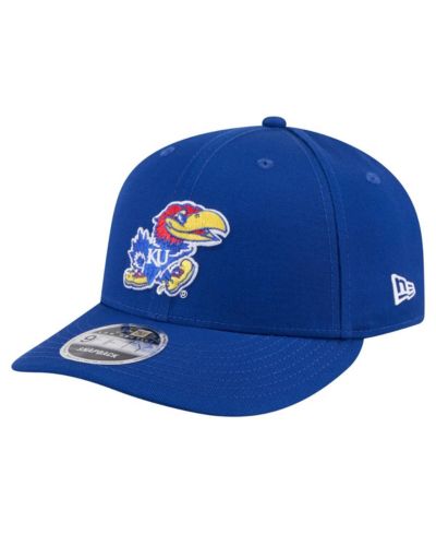 Мужская кепка New Era 9FIFTY Snapback, Royal Kansas Jayhawks, низкий профиль