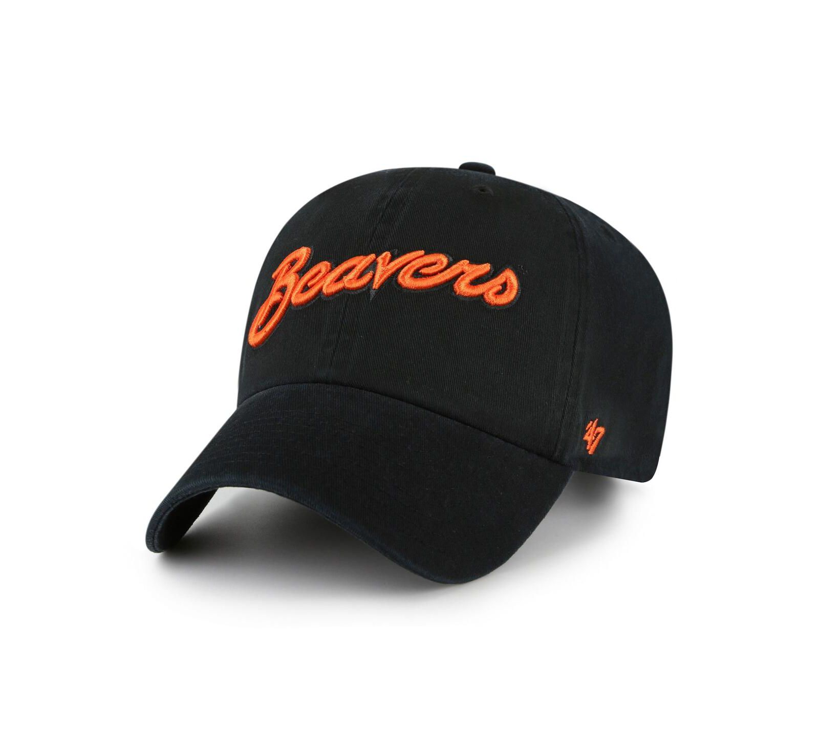 '47 Brand Men's Black Oregon State Beavers Clean Up Adjustable Hat