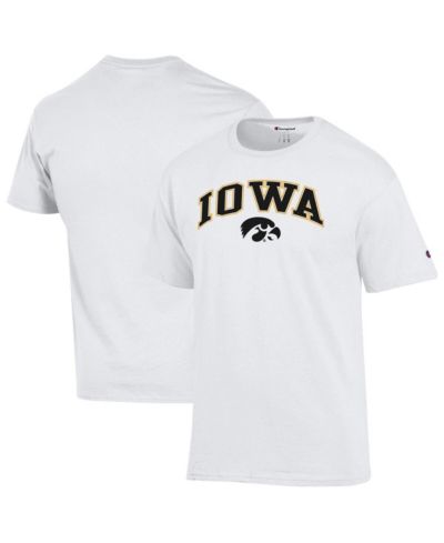 Мужская белая футболка Champion Iowa Hawkeyes Arched Logo