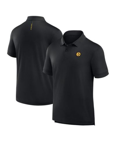 Fanatics Мужская рубашка-поло Pittsburgh Steelers Front Office Move Mono, черная