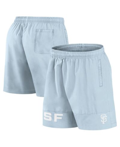 Мужские плавательные шорты Fanatics Light Blue San Francisco Giants Elements Swim Shorts