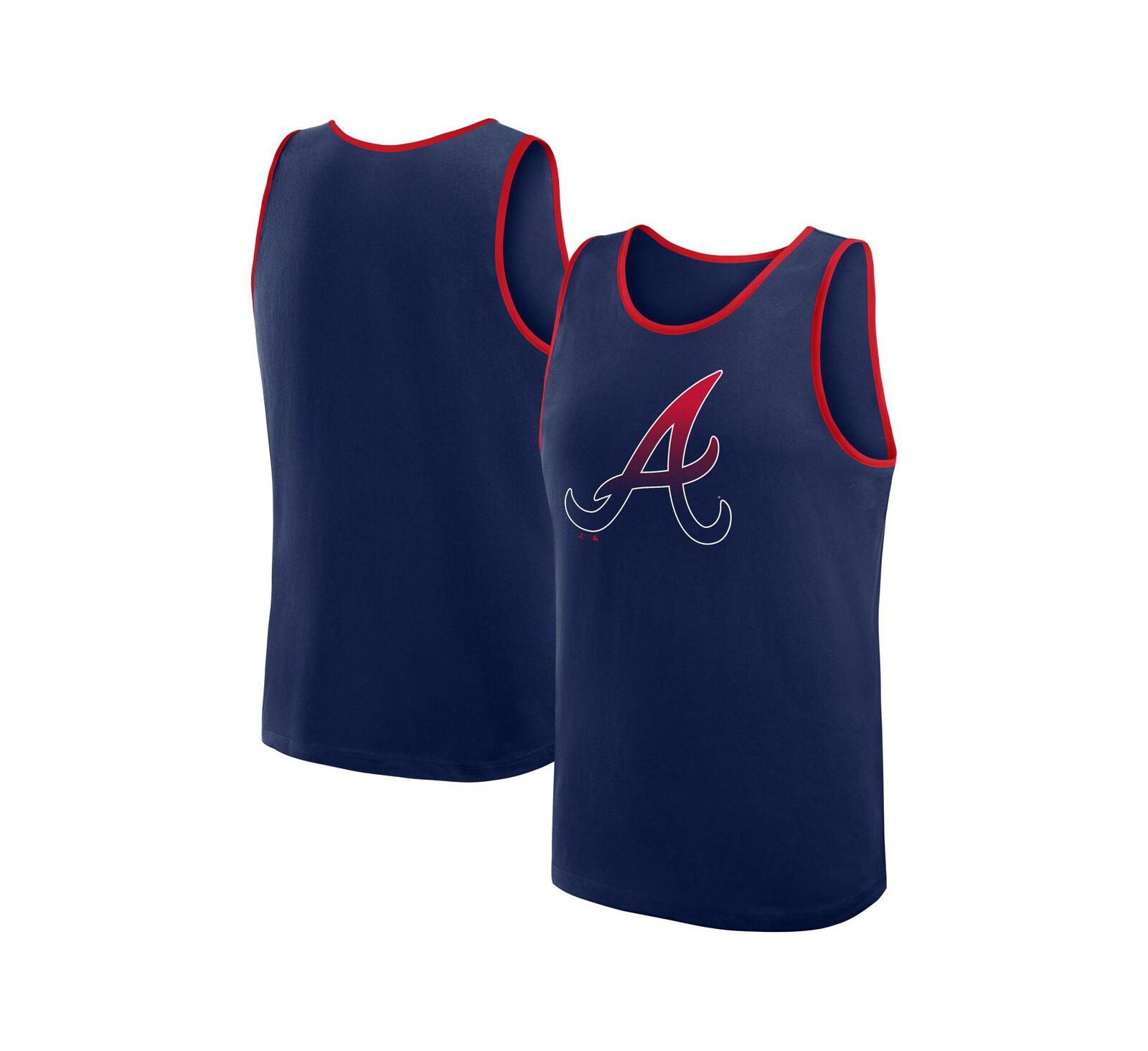 Мужская футболка Logo Athletic Navy Atlanta Braves Unmatched Success