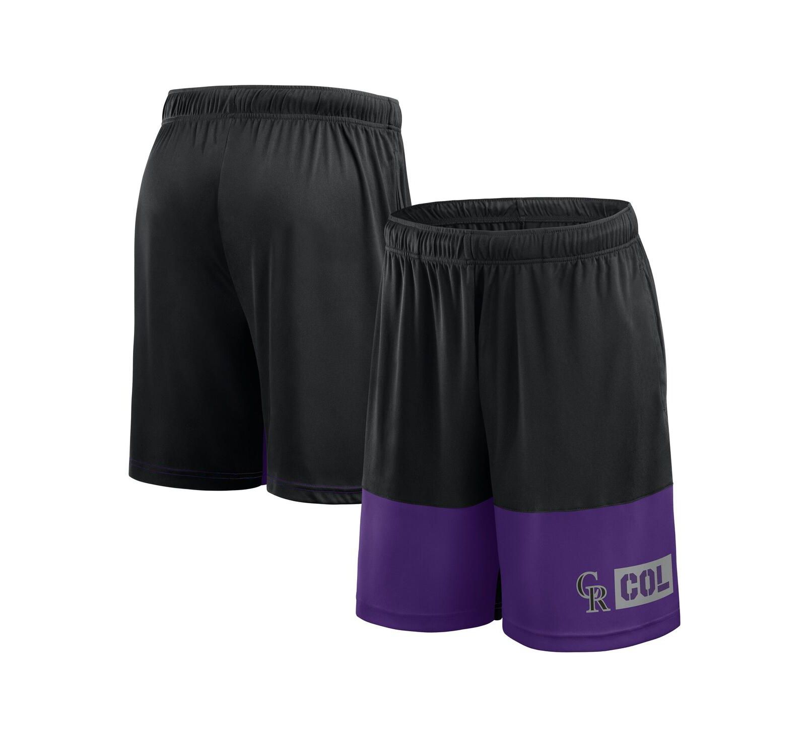 Fanatics Men's Black Colorado Rockies Best of the Best Shorts