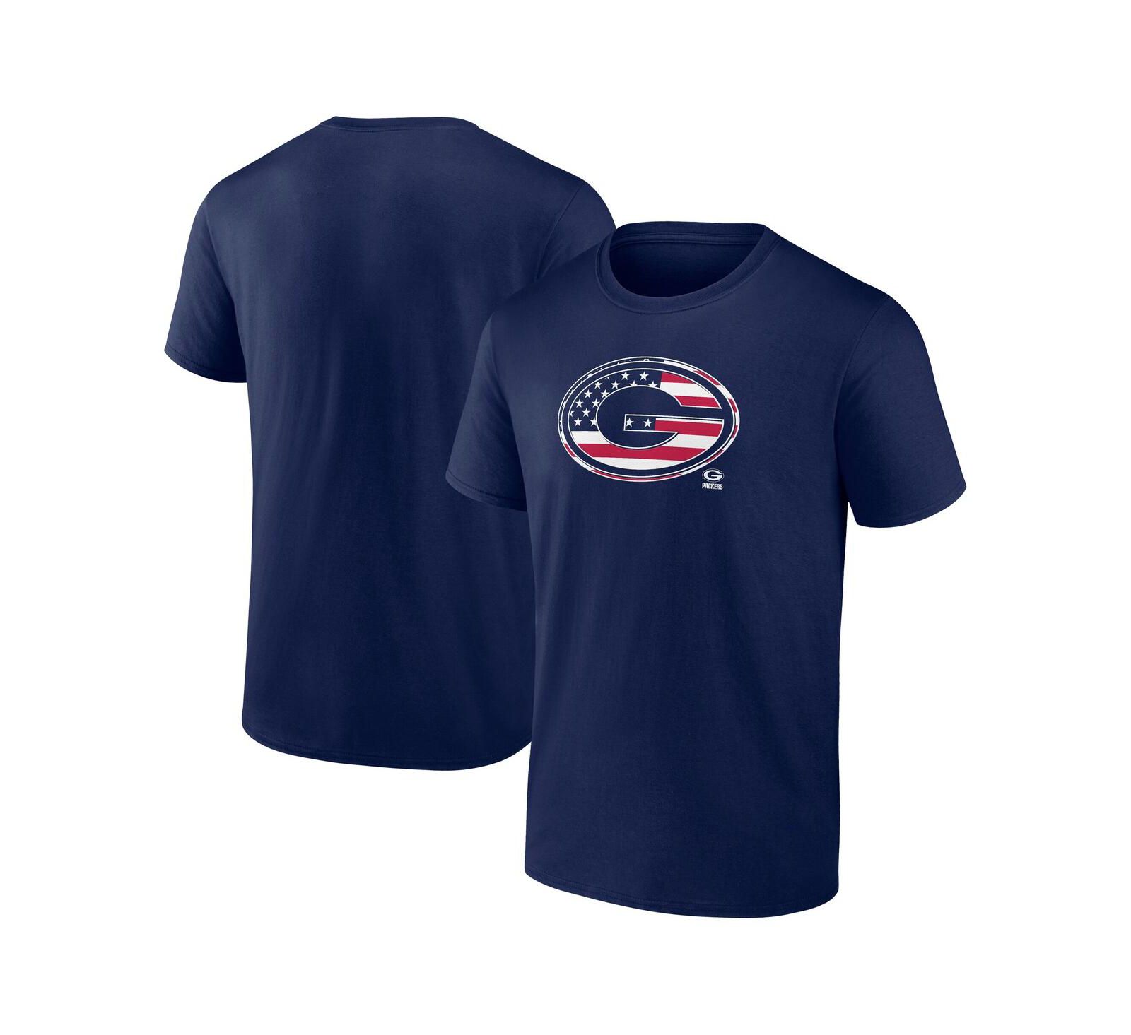 Мужская футболка Logo Athletic Green Bay Packers Americana, темно-синяя