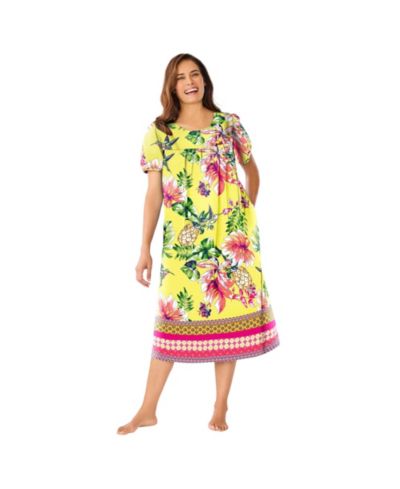 Женская одежда для отдыха Only Neccessities Short Print Shirred Lounger