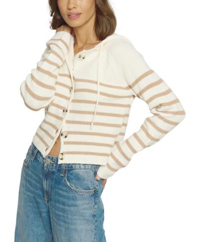 Свитер-жакет Central Park West Women's Striped Dickey Sweater Jacket