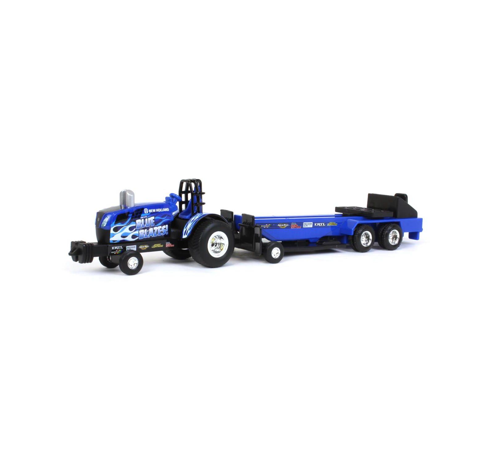 Трактор New Holland "Blue Blazes" 1/64 с санями