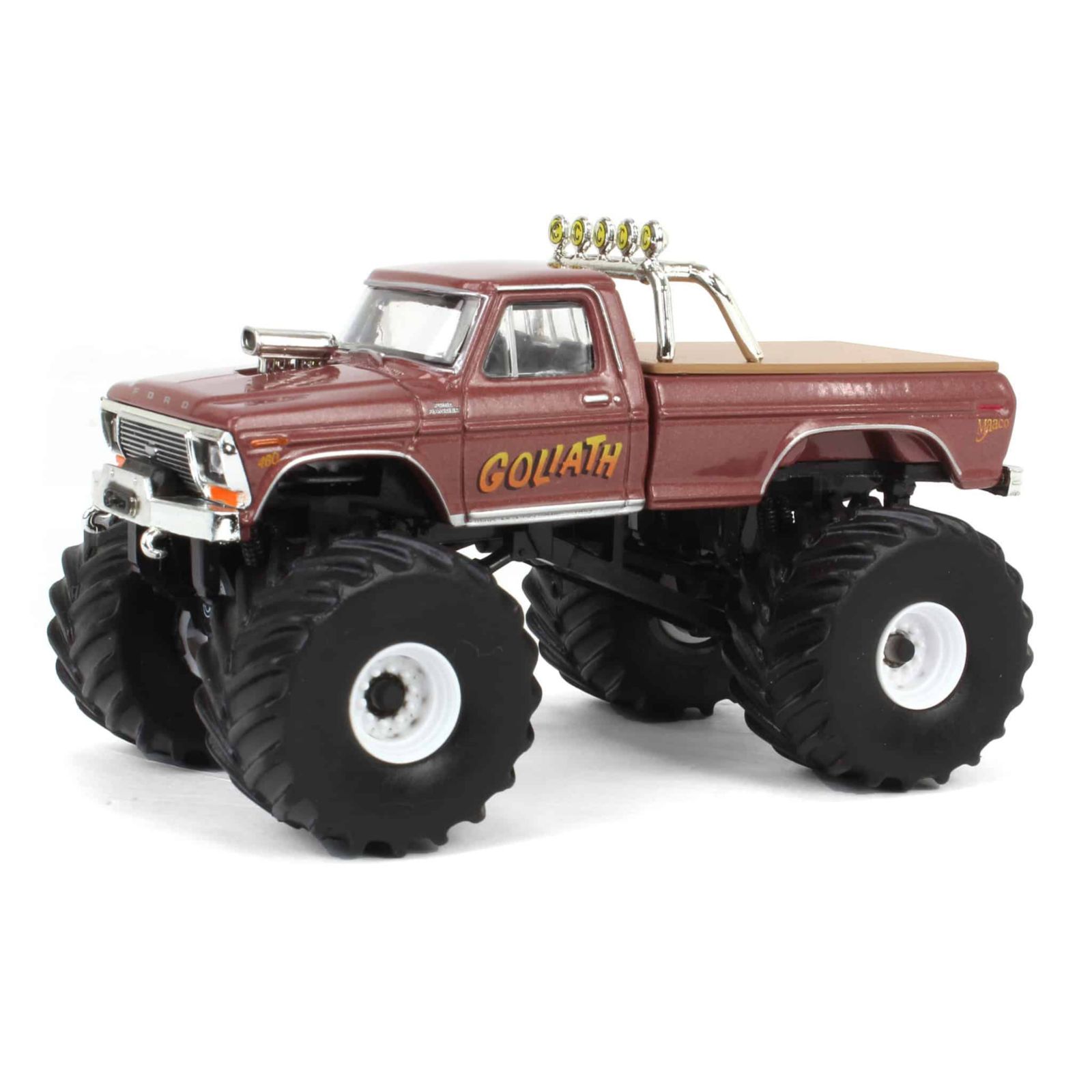 Модель 1/64 1979 F-250 Goliath GreenLight Kings of Crunch