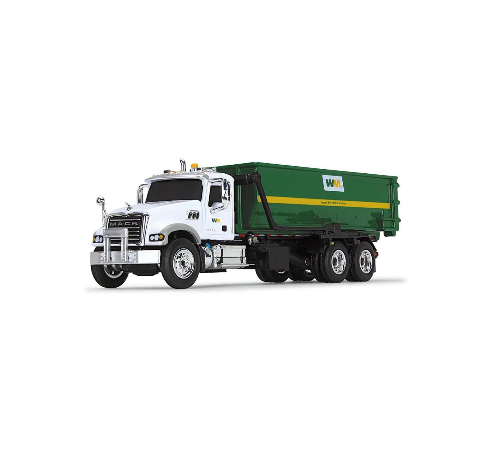First Gear 1/87 Mack Granite MP с контейнером для отходов Tub-Style Roll-Off