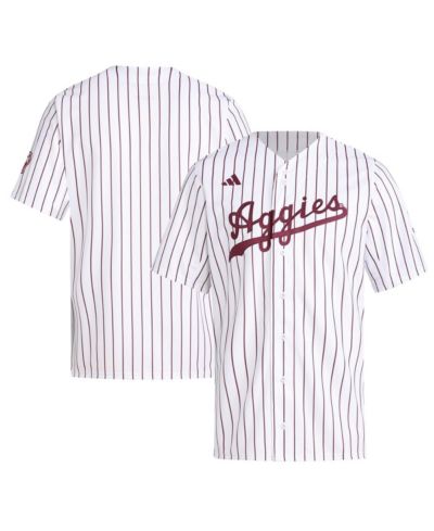 Adidas Men's White Texas A&M Aggies Replica Baseball Jersey