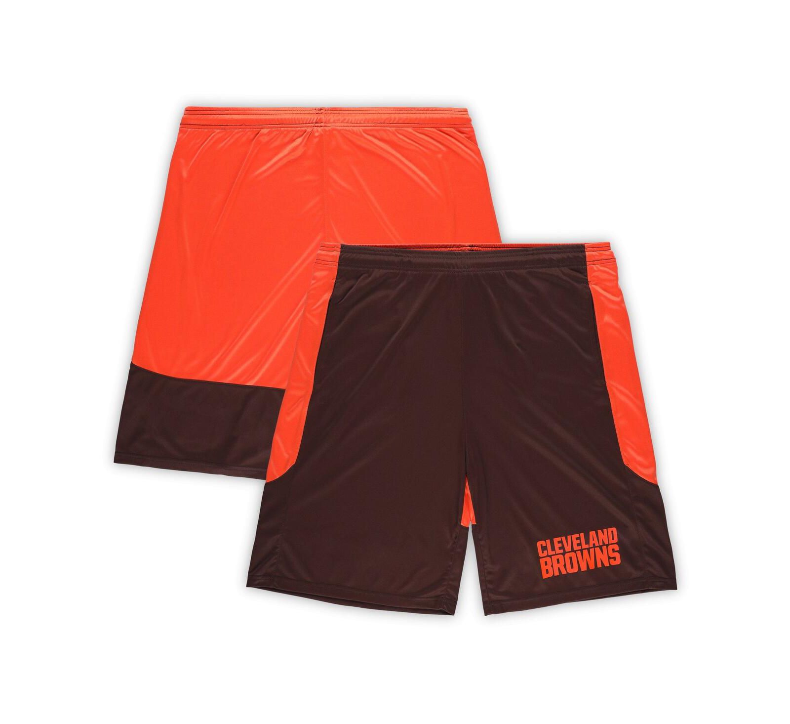 Мужские шорты Fanatics Cleveland Browns Launch, коричнево-оранжевые